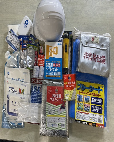 防災セット作ってみました。